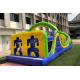Blue 8m Inflatable Obstacle Course Jumping Castle For toddler