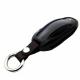 Topfit Premium Aluminum Metal Car Key Case Shell Cover with Key Chain for Tesla Model X (Black)