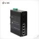 Industrial PoE Ethernet Switch with 4-port 10/100/1000T+ 2-port 1000X
