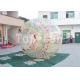 Playing Center Shining Inflatable Zorb Ball , Inflatable Grass Ball With Colorful Spots
