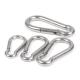Light Weight Rope Hardware Accessories Rock Climbing Carabiner Polished Smooth