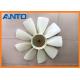 11NB-00040 Excavator Engine Parts HCE Fan Cooling (9EA) Plastic Fan Blade Cooling Generator Hyundai For R450LC7 R500LC7