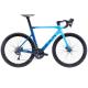 Hidden Cable SAVA Full Carbon Road Bike 18.9lb Black blue Color