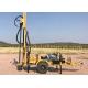 200m Trailer Mounted Water Well Drilling Rig With Diesel Engine Water Well Drilling Rig