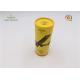 Yellow Color Cardboard Cylinder Tubes Wine Packaging Umbrella Round Tube Box