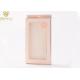 Pink 1500gsm Cardboard Phone Case Packaging Box With Window