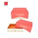 Red Packaging Cardboard Kraft Paper Magnetic Closure Square Gift Packaging Boxes