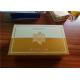 Rigid Paper Flip Cardboard Handcrafted Gift Boxes Pantone & CMYK Color