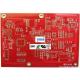 Cob HDI PCB Prototype Board Red Color Solder Masker FR4 Hard Plating Holes
