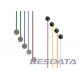 8 / 10mm Sintered Silver Silver Chloride Electrodes Resuable 10 Different Color