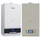 Double Pipe Wall Hung Home Gas Boiler Low Running Voice 20-50HZ Power Supply