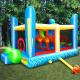 Mini Inflatable Bouncer For Rental Business / Birthday Party Bounce House With 2 Jumping Area