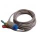 Datex 3 Lead Ecg Cable With Snap End