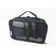 Men's Black Mesh Toiletry Travel Bag Reusable For Promotion 23*15*8cm