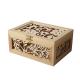 Custom Logo Natural Wooden Gift Packaging Box Engraved Sustainable