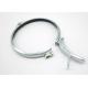 1.0mm Round Duct V Band Clamp 4 Inch Galvanized Steel Lever Lock Ring