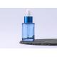 SGS Smooth Neck Blue Glass Dropper Bottle 15ml 10ml Pipette Bottle