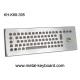 67 keys Metal desktop Industrial keyboard with Trackball for Industrial Control