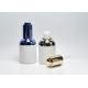 Luxury 1.7OZ 50ml Opal White Glass Bottles With Metalized Push Button Dropper Cap,  Cosmetics Glass Dropper Bottle