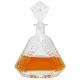 Clear Whiskey Decanter Glass Crystal Glass Liquor Bottle with Customized Bottle Color