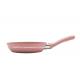 Business gifts fruit color aluminum baking fry pan 16cm stone marble non stick frying pan with anti scalding handle