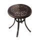 D90 Cast Aluminum Round Patio Table Coffee Table Outdoor