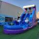 Commercial Inflatable Kids Big Blow Up Waterslide Palm Tree Backyard Water Slide Combo With Pool