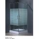 6m door thickness Corner Shower Enclosures square shower stall stripe glass