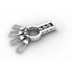 Tagor Jewelry Top Quality Trendy Classic Men's Gift 316L Stainless Steel Key Chains ADK50