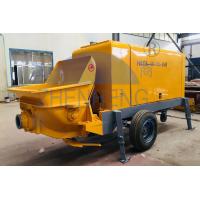 Hood Rigidity Concrete Mixer Pump Machine , 40m3 / H Cement Mixer And Pump