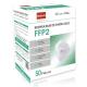 French FFP2 Face Mask , Mask Respirator FFP2 CE 0370 In French Packing Box , FFP2 Protective Mask In France