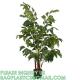 1.6m For Decoration Bonsai Artificial Fishtail Palm Plant, Artificial Tree Fake Potted Simulation Tree Nordic Style