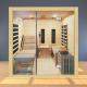ISO9000 Full Spectrum Combined Infrared Steam Sauna Room For Family 3 Person