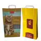 Open Mouth 6L 10L Kraft Paper Packaging Bags Empty Custom Printed