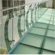 Modern Aluminium Glass Handrail With 8mm - 17.5mm Glass