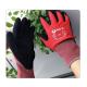 15 Gauge Red Seamless Knitting Women Protective Gardening Latex Gloves