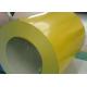 Yellow White Blue PPGI Steel Coil / Pre Coated Metal Sheets Free Sample Offered
