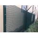 3 × 0.5 × 8 Gauge 358 Security Fencing Pvc Coated Green Color Anti Theft Protection