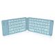Rechargeable Full Size Folding Keyboard , Folding Wireless Keyboard Compatible IOS Android Windows