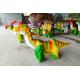 Coin Operated Dinosaur Battery Car Walking Simulation Ride For Amusement Park