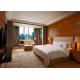 5 Star Hotel Bedroom Furniture King Size Wooden Material OEM Service