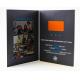 Lcd brochures 7 inch paper business card lcd video invitation/lcd greeting card/video brochure