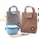Canvas Insulated Eco Food Delivery Bag Bento Cooler Lunch Bag