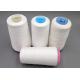 40/2 White Sewing Thread Heat Set Yarn 100 Spun Polyester Yarn For Sewing Thread
