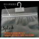 Zip lockk resealable plastic packaging bags for clothes, PE / PE / PP plastic zipper plastic bags for clothes, hanger hook