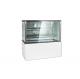 Stainless Steel Cake Display Freezer Commercial Elegance Marble Base