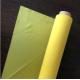 Yellow Polyester Screen Printing Mesh Fabric Plain Weave 30 Micron - 900 Micron Opening