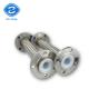 304 Stainless Steel Metal Braided Garden Hose Corrugated Pipe Flange Joint Flexible For Water