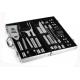19PCS Stainless Steel  BBQ Tool With Aluminum Box For Outdoor Tool trial order