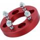 Red Color Cnc Wheel Spacers 1 Thickness High Precision Stable Performance